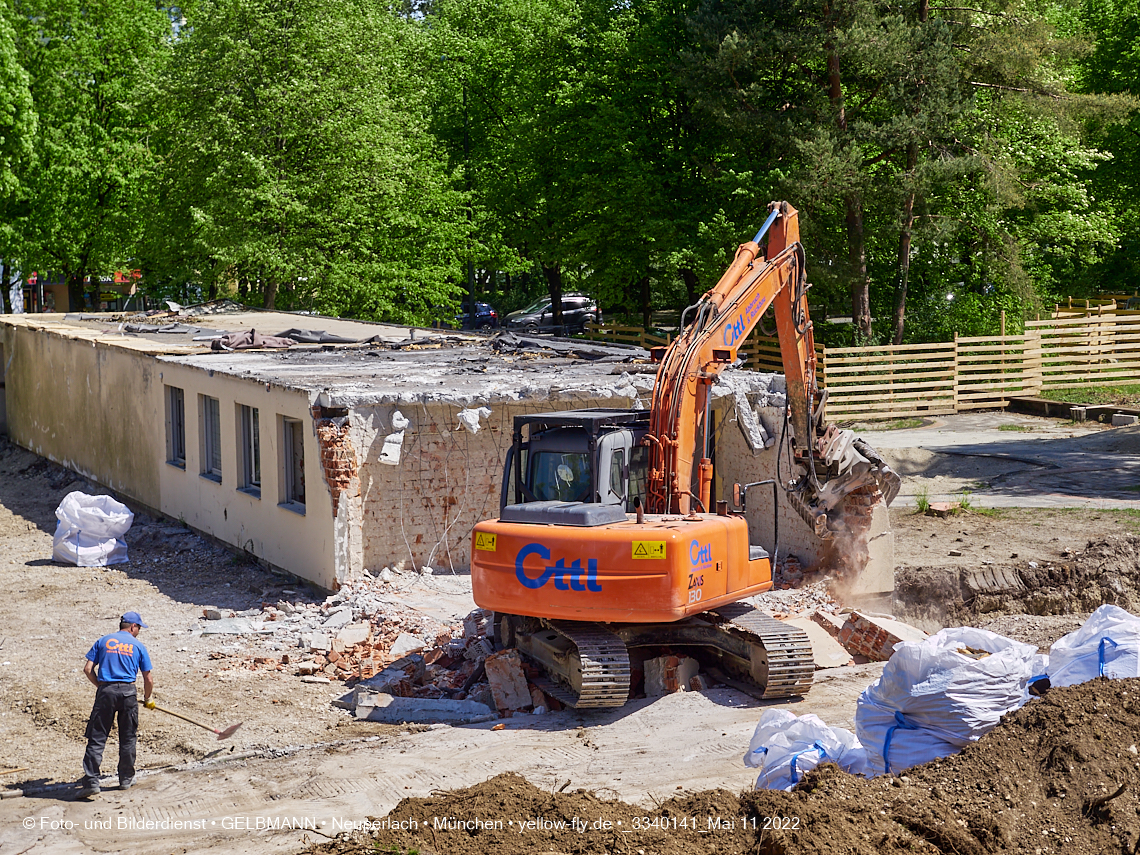 11.05.2022 - Baustelle am Haus für Kinder in Neuperlach